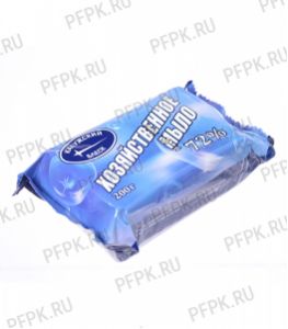 Мыло хозяйственное в индивид.упак. КАЛУЖСКИЙ БЛЕСК 72% (200гр) [1/60]