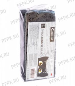 Губка для посуды CLEANCAT Black Home Long XL (1 шт.) Gray [1/40]