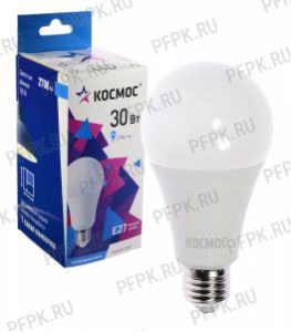 Лампа светодиодная Космос A70 30W E27 4500K 174-265B LkecLED30wA70E2745 [10/80]