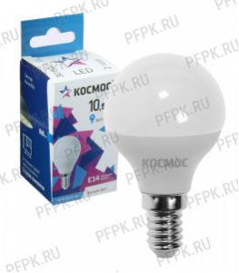 Лампа светодиодная Космос GL45 10.5W E14 4500K LkeLED10.5wGL45E1445 [10/80]