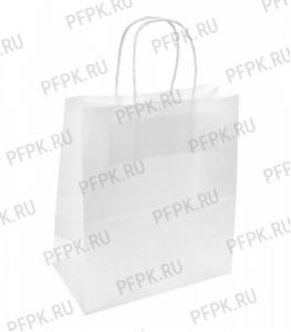 Пакет бум. с круч. руч. 220х120х250, белый [1/250]