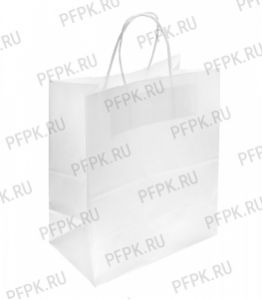 Пакет бум. с круч. руч. 240х140х280, белый [1/300]