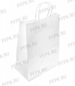 Пакет бум. с круч. руч. 260х150х350, белый [1/200]