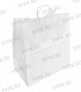 Пакет бум. с круч. руч. 320х200х370, белый [1/200]