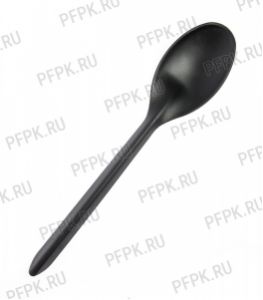 Ложка столовая полипропиленовая КОМПАКТ 170 мм черная [50/1000]