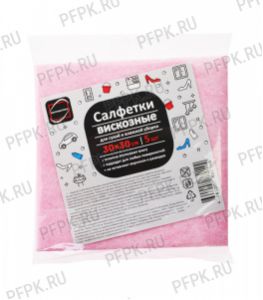 Салфетки вискозные КОНТИНЕНТПАК 30х30 (набор из 5 шт.) [1/50]