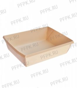 Емкость бум. V500мл крафт OneClick (без крышки) OCbot500/В [50/400]