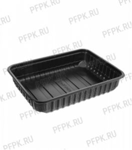 Емкость 500 мл ДП прямоуг. 179х132 ЧЕРНАЯ (без крышки) [50/500]