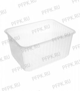 Емкость 1500 мл ДП прямоуг. 179х132 (без крышки) Прозрачная [50/500]