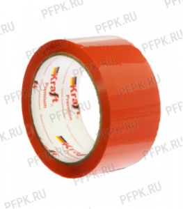 Клейкая лента 48х60 [43 мкм] ЦВ Арт.430300 Оранжевый KRAFT [6/36]