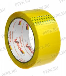 Клейкая лента 48х60 [43 мкм] ЦВ Арт.430300 Желтый KRAFT [6/36]