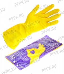 Перчатки латексные хозяйственные For Professional M (400-301) [12/240]