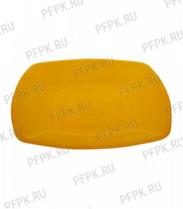 Тарелка квадратная 180х180мм (в мелкой расфасовке) [уп. 6 шт.] РР, Желтая [1/25]