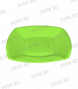 Тарелка квадратная 230х230мм (в мелкой расфасовке) [уп. 6 шт.] РР, Салатовая [1/25]