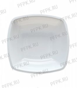 Тарелка квадратная глубокая 180х180мм (в мелкой расфасовке) [уп. 6 шт.] РР, Белая [1/25]
