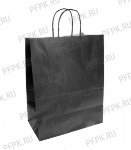 Пакет бум. с круч. руч. 260х150х350, черный [1/200]