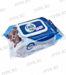 Салфетки влажн. Emily Style ЛАЙТ с клапаном (уп. 120 шт.) Детские гипоаллергенные [1/16]