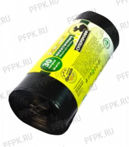 Мешки д/м 30л РОМАШКА СУПЕРПРОФИ [рул.20шт] СП30/20/18/Ч ПСД 50х57 [1/18]