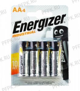 Батарейки ENERGIZER Industrial LR6 (АА) алкалин (блистер 4 шт) [4/96]