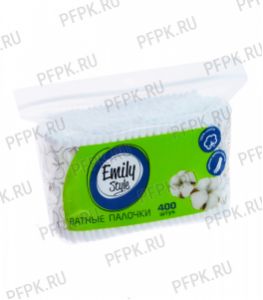 Ватные палочки Emily Style (пакет 400 шт) [1/24]