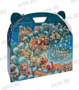 Коробка картон. 1500 гр Малахит [1/65]