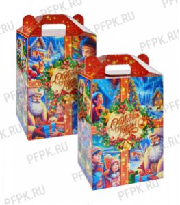 Коробка картон. 2000 гр Зимняя Сказка [1/70]