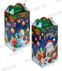 Коробка картон. 800 гр Скоро новый год [1/275]