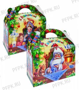 Коробка картон. 1500 гр Угощение [1/150]