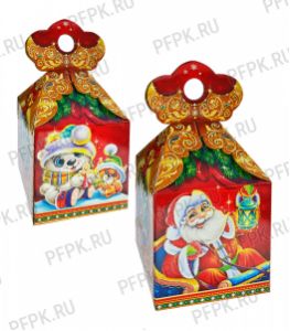 Коробка картон. 1800 гр Праздничная [1/55]