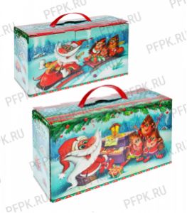 Коробка картон. 1300 гр Песня (комплект+ручка) [1/40]