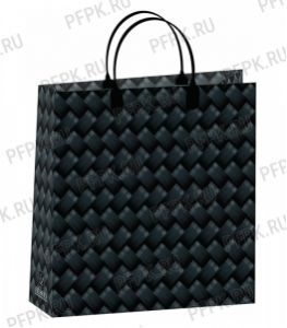 Сумочка из мягкого пластика 02 (30х30х10) средняя BАМ-188 (Темный) [20/200]