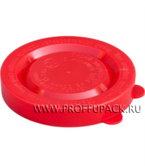 Крышки для банок полиэтиленовые Красные [350/350]