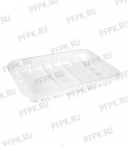 Лоток №2 белый, пластиковый УЮ (169х125х22) 500 гр [100/2000]