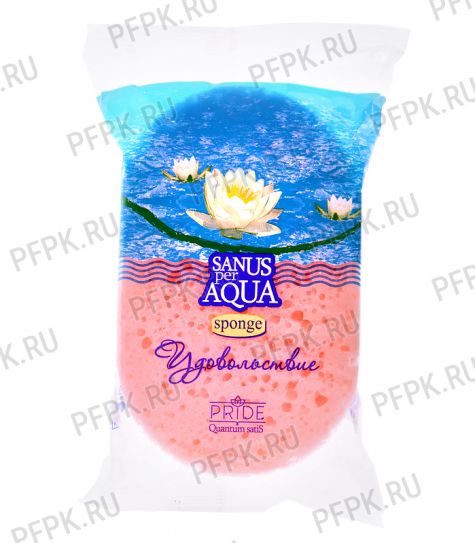 Губка банная УДОВОЛЬСТВИЕ [1/40]