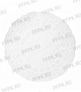 Салфетки ажурные круглые 28 см (250 шт. в уп.) (104-060) [1/8]
