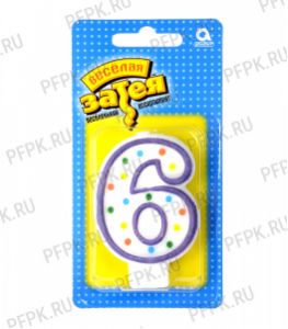 Свеча ЦИФРА № 6 [12/288]