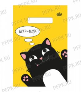 БУТИК, вырубная ручка, 20х30 (30мкм) ПВД, ТИКО Мур-мур [100/3000]