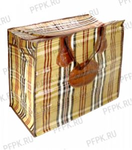 Хозяйственная сумка с молнией, №4 (64+32x51+32) С РИСУНКОМ Темная клетка [1/24]